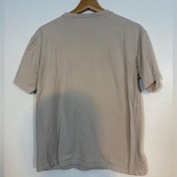 Beige Penguin Embroidery Graphic Tee - Size S - Picture 3 of 8